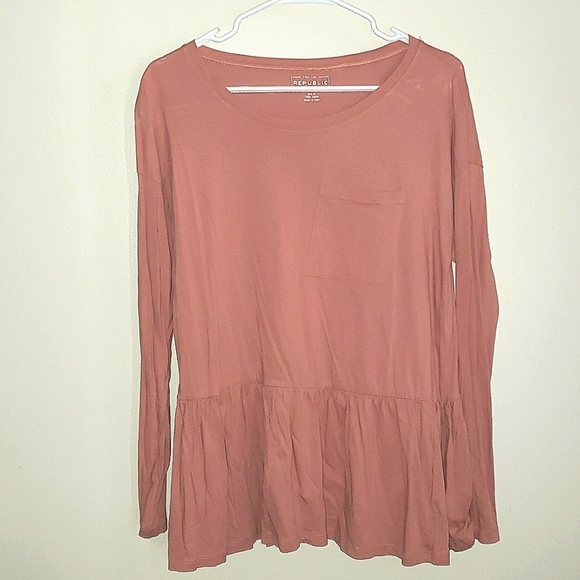 For The Republic Tops - For the Republic Babydoll Shirt